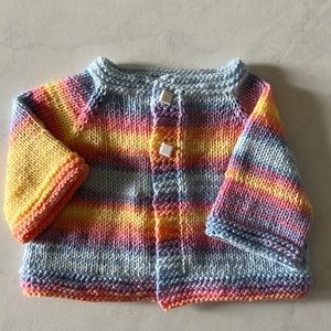💗Handmade Baby Cardigan